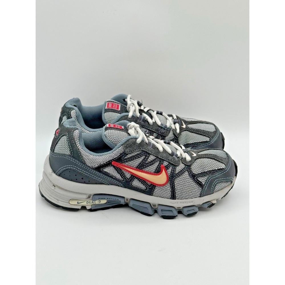 Nike Trail Running Shoes womens  7.5 Black Gray Red